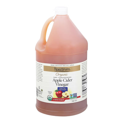 Spectrum Naturals Organic Unfiltered Apple Cider Vinegar - Case Of 4 - 1 Gal - Orca Market