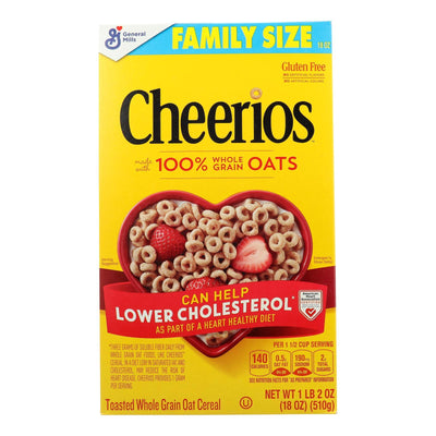 General Mills - Cheerios Oat Cereal - Case Of 10-18 Oz - Orca Market