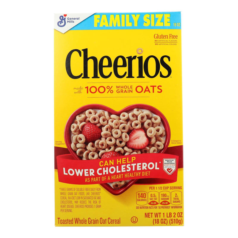 General Mills - Cheerios Oat Cereal - Case Of 10-18 Oz - Orca Market