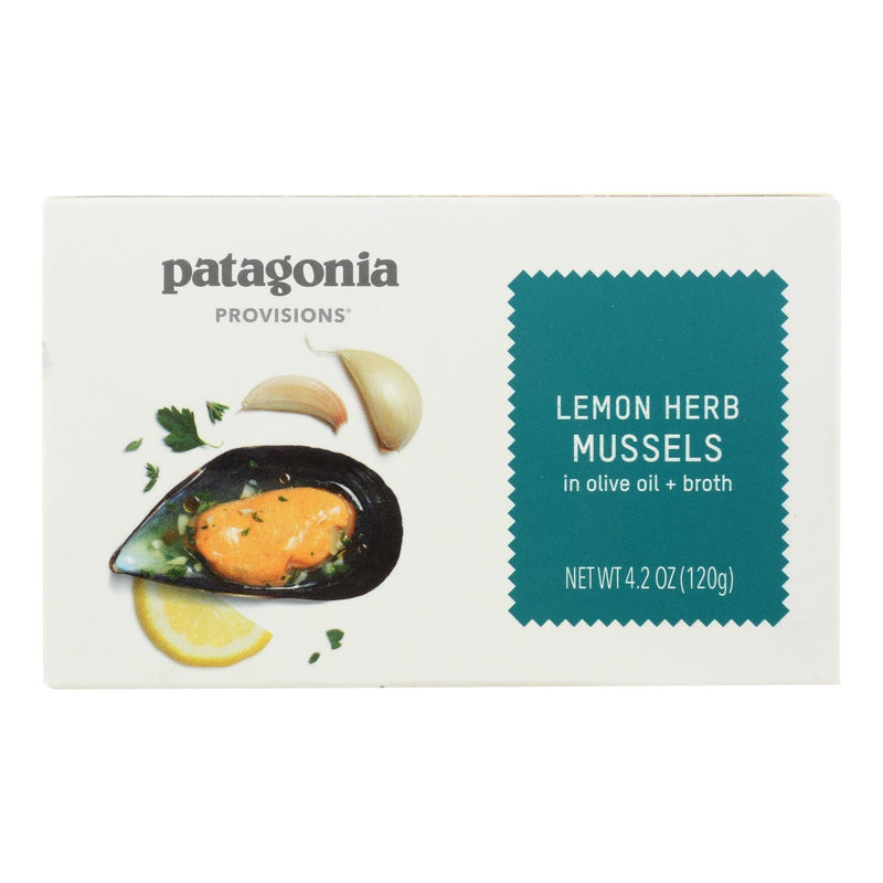 Patagonia - Mussels Lemon Herb - Case Of 10 - 4.2 Oz - Orca Market