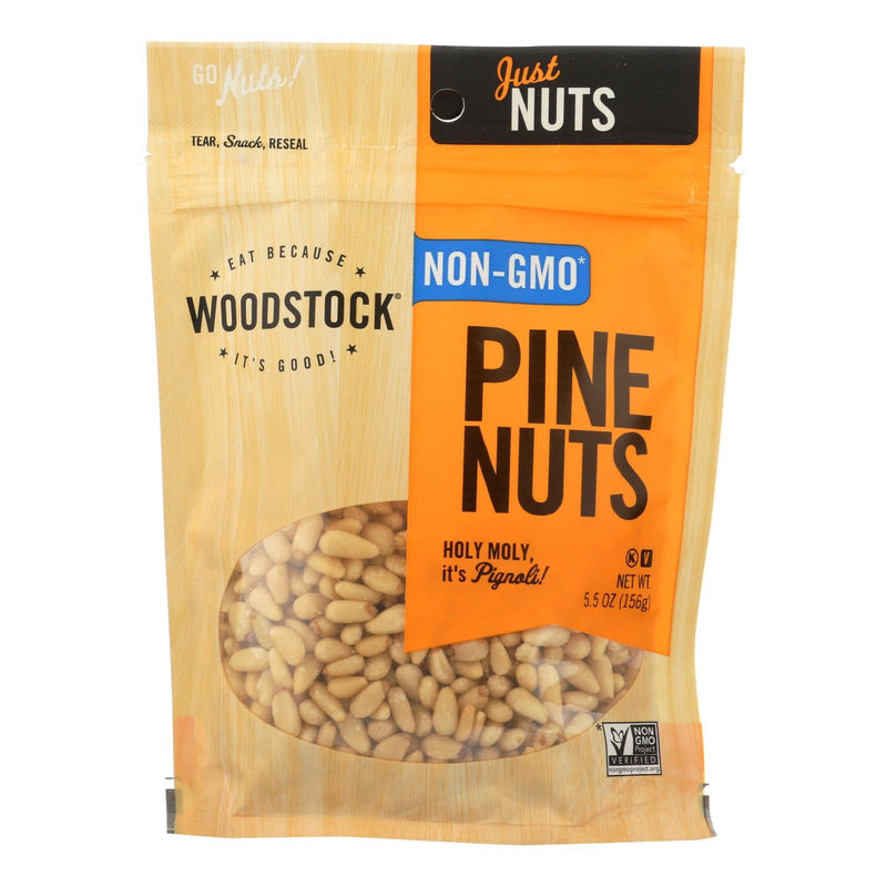 Woodstock Non-gmo Pine Nuts - Case Of 8 - 5.5 Oz - Orca Market