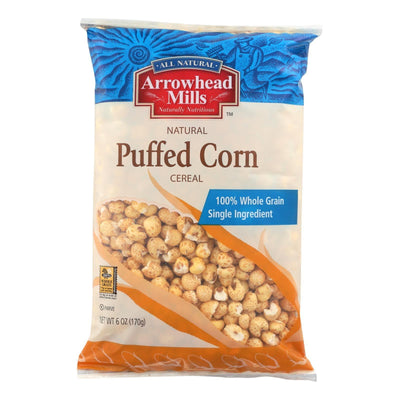 Arrowhead Mills - All Natural Puffed Corn Cereal - Case Of 12 - 6 Oz. - Orca Market