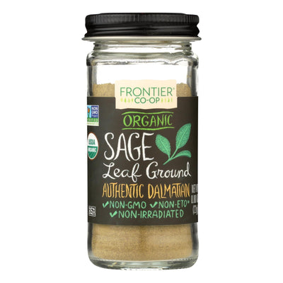 Frontier Herb Sage Leaf - Organic - Ground - .8 Oz - Orca Market