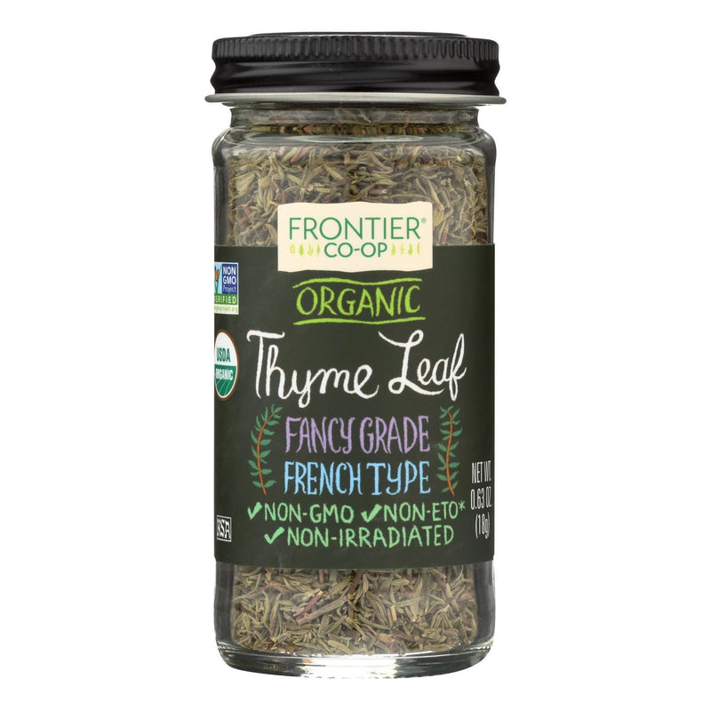 Frontier Herb Thyme Leaf - Organic - Whole - .8 Oz - Orca Market