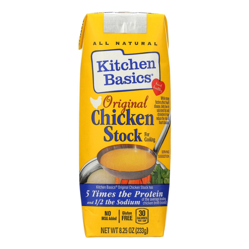 Kitchen Basics Chicken Stock - Case Of 12 - 8.25 Fl Oz. - Orca Market