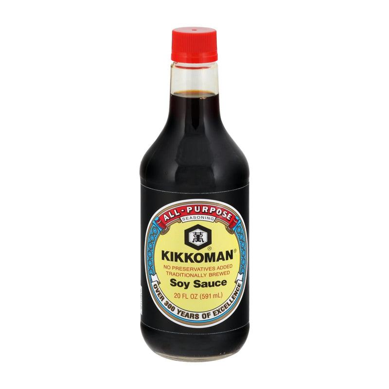 Kikkoman Soy Sauce - Case Of 12 - 20 Fl Oz. - Orca Market