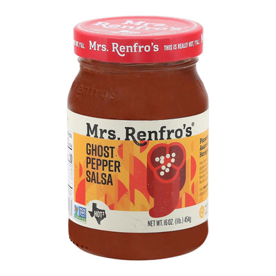 Mrs. Renfro's Ghost Pepper Salsa - Pepper - Case Of 6 - 16 Oz. - Orca Market