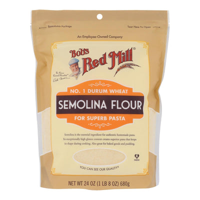 Bob's Red Mill - Flour Semolina - Case Of 4-24 Oz - Orca Market