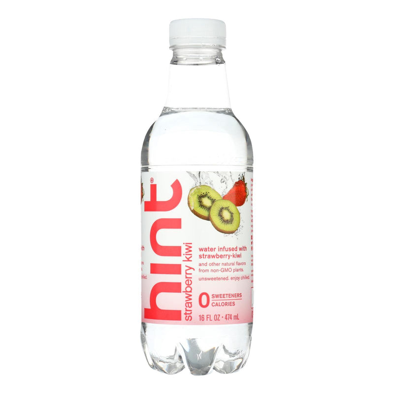 Hint Fruit Water - Strawberry And Kiwi - Case Of 12 - 16 Fl Oz. - Orca Market