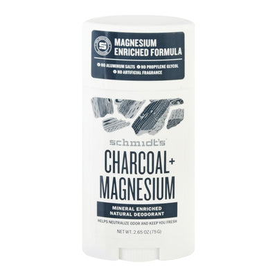 Schmidt's - Deodorant Chrcl&mag Stk - 1 Each - 2.65 Oz - Orca Market