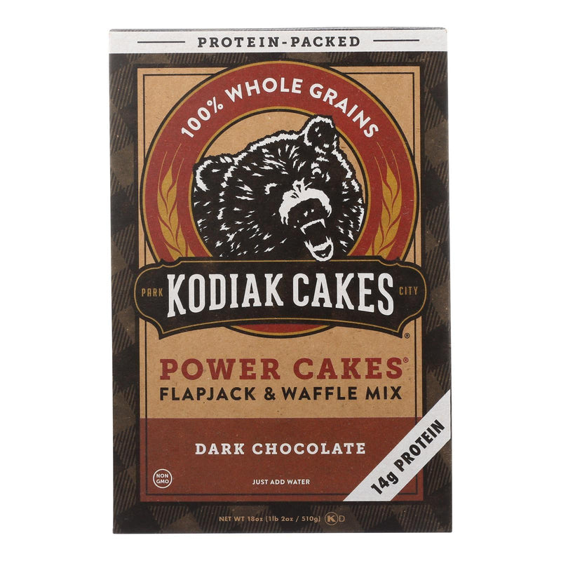 Kodiak Cakes Power Cakes Dark Chocolate Flapjack And Waffle Mix - Case Of 6 - 18 Oz - Orca Market