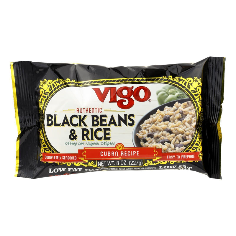 Vigo Black Bean And Rice - Case Of 12 - 8 Oz. - Orca Market