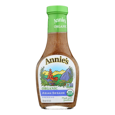 Annie's Naturals Organic Dressing Asian Sesame - Case Of 6 - 8 Fl Oz. - Orca Market