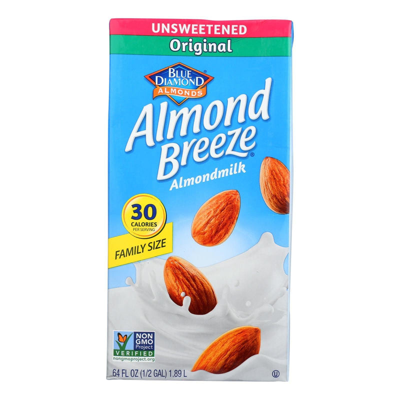 Almond Breeze - Almond Milk - Unsweetened Original - Case Of 8 - 64 Fl Oz. - Orca Market