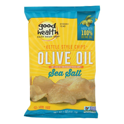 Good Health Kettle Chips - Sea Salt - Case Of 12 - 5 Oz. - Orca Market