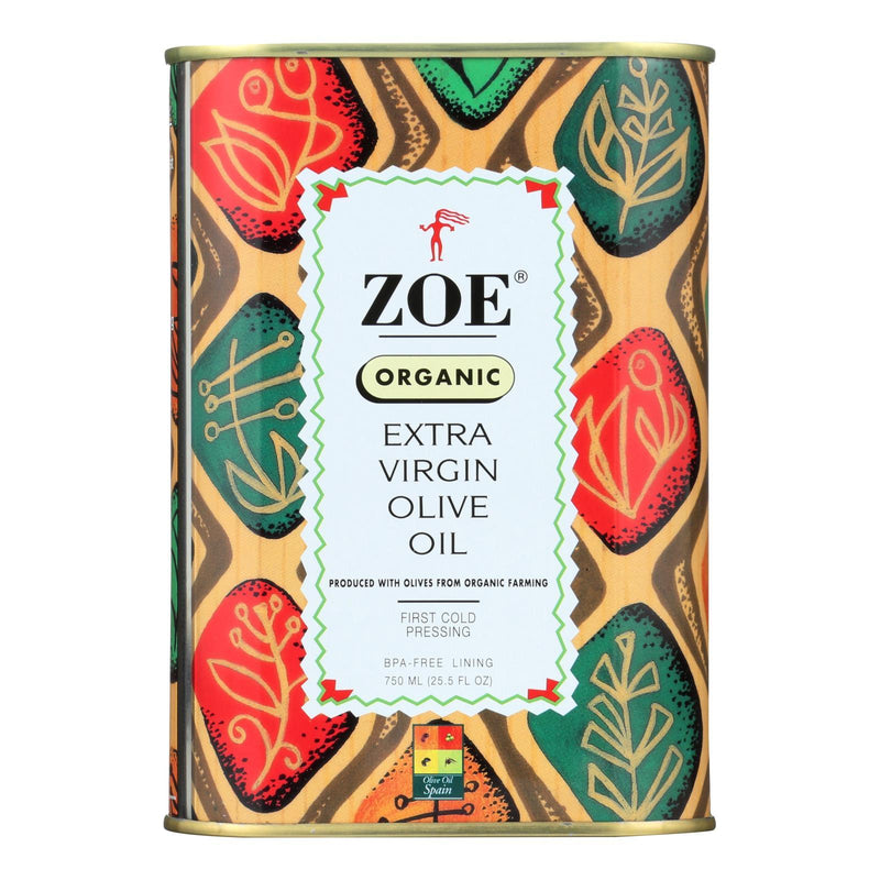 Zoe - Organic Extra Virgin Olive Oil - Case Of 6 - 25.5 Fl Oz. - Orca Market