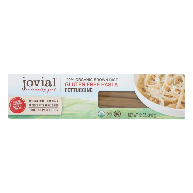 Jovial - Organic Brown Rice Pasta - Fettuccine - Case Of 12 - 12 Oz. - Orca Market