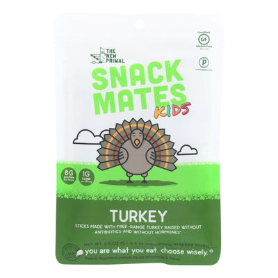 The New Primal Snack Mates Turkey Sticks - Case Of 8 - 2.5 Oz - Orca Market