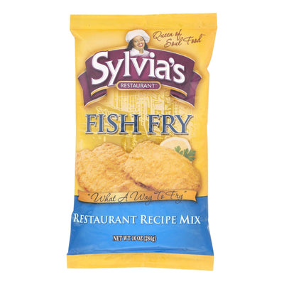 Sylvia's Fish Fry Mix - Case Of 9 - 10 Oz. - Orca Market