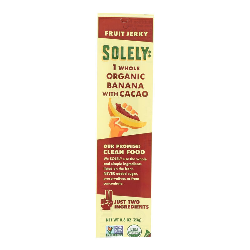 Solely Fruit - Fruit Jerky Banana Coco - Case Of 12 - .8 Oz - Orca Market