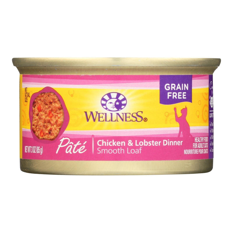 Wellness Pet Products Cat Food - Chicken And Lobster - Case Of 24 - 3 Oz. - Orca Market