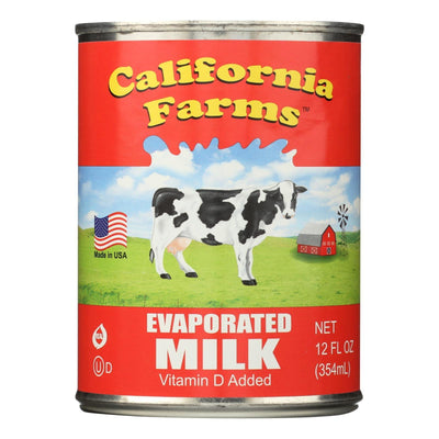 California Farms Evaporated Milk - 12 Oz - Case Of 24 - Orca Market