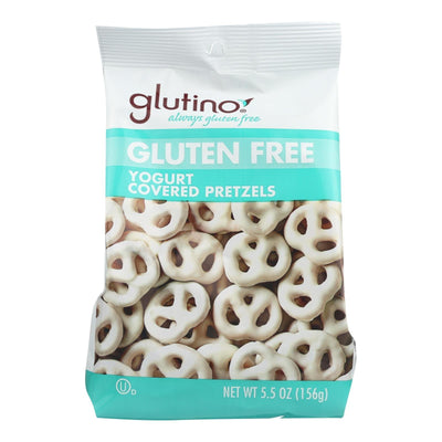 Glutino Peppermint Pretzels - Yogurt - Case Of 12 - 5.5 Oz. - Orca Market