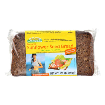 Mestemacher Bread Bread - Sunflower Seed - 17.6 Oz - Case Of 12 - Orca Market