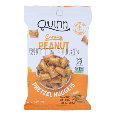 Quinn Popcorn - Pretz Nug Peanut Butter Filled - Case Of 8-1.5 Oz - Orca Market