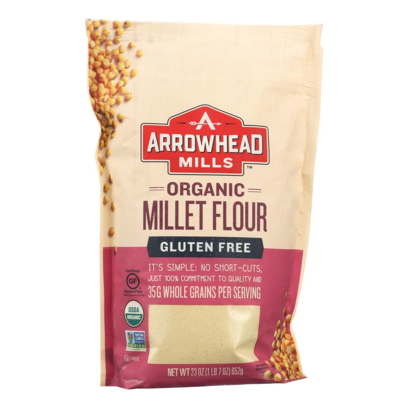 Arrowhead Mills - Organic Millet Flour - Gluten Free - Case Of 6 - 23 Oz. - Orca Market