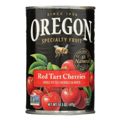 Oregon Fruit Red Tart Cherries In Water - Case Of 8 - 14.5 Oz. - Orca Market