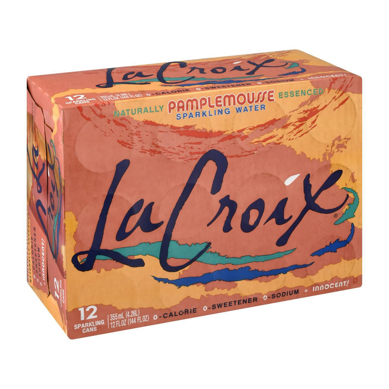 Lacroix Sparkling Water - Grapefruit - Case Of 2 - 12 Fl Oz. - Orca Market