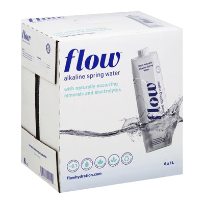 Flow Alkaline Spring Water - 1l Case Of 6 - Case Of 6 - 1 L - Orca Market