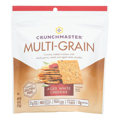 Crunchmaster - Multi Grain Cracker White Chddr - Case Of 12 - 4 Oz - Orca Market