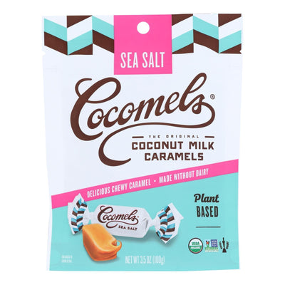 Cocomel - Organic Coconut Milk Caramels - Sea Salt - Case Of 6 - 3.5 Oz. - Orca Market