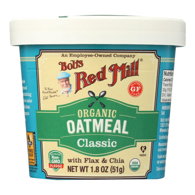 Bob's Red Mill - Oatmeal - Organic - Cup - Classc - Gluten Free - Case Of 12 - 1.8 Oz - Orca Market