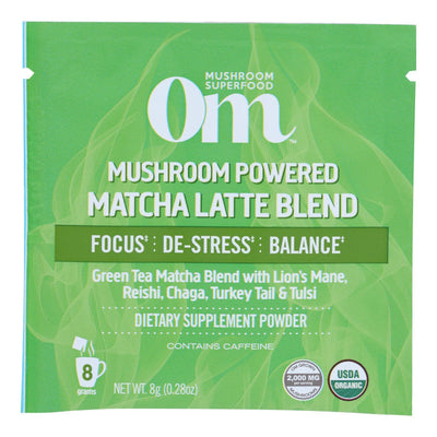 Om - Matcha Late Mushroom Powder - 1 Each 1-10 Ct - Orca Market