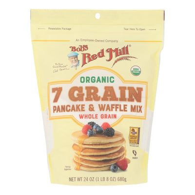 Bob's Red Mill - Pancake/waffle 7 Green - Case Of 4 - 24 Oz - Orca Market