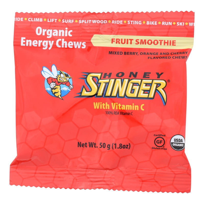 Honey Stinger Energy Chew - Organic - Fruit Smoothie - 1.8 Oz - Case Of 12 - Orca Market