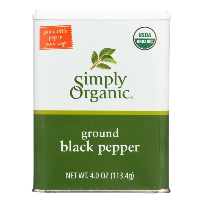 Simply Organic Ground Black Pepper - Case Of 6 - 4 Oz. - Orca Market