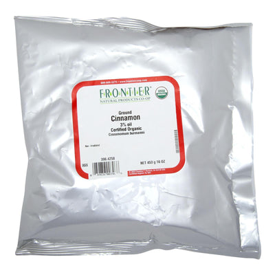 Frontier Herb Cinnamon Organic Ground Korintje A Grade - Single Bulk Item - 1lb - Orca Market