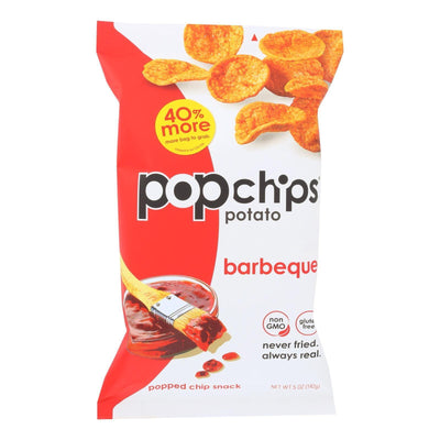 Popchips Potato Chip - Bbq - Case Of 12 - 5 Oz - Orca Market