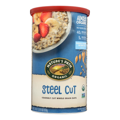 Nature's Path Organic Steel Cut Oats - Case Of 6 - 30 Oz. - Orca Market