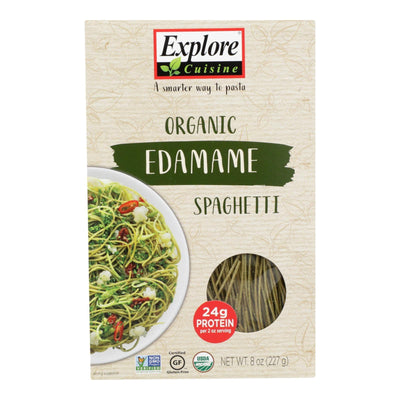 Explore Cuisine Organic Edamame Spaghetti - Edamame Spaghetti - Case Of 6 - 8 Oz. - Orca Market