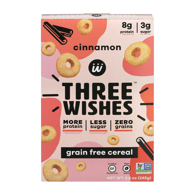 Three Wishes - Cereal Cinnamon Gluten Free - Case Of 6-8.6 Oz - Orca Market