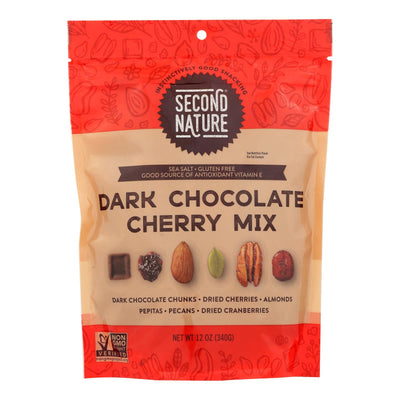 Second Nature - Nut Medley Dark Chocolate Cherry - Case Of 6-12 Oz - Orca Market