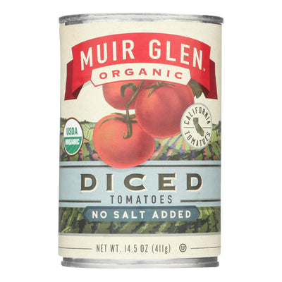 Muir Glen Diced Tomatoes - Tomato - Case Of 12 - 14.5 Oz. - Orca Market