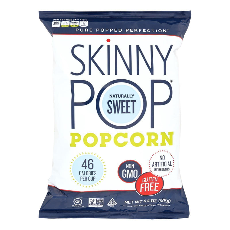 Skinnypop Popcorn Skinny Pop - Naturally Sweet - Case Of 12 - 4.4 Oz. - Orca Market