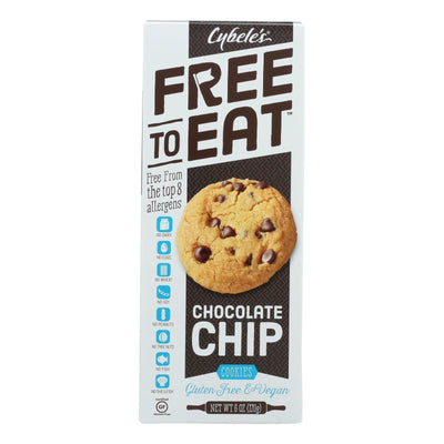 Cybel's Free To Eat Chocolate Chip Cookies - Case Of 6 - 6 Oz. - Orca Market