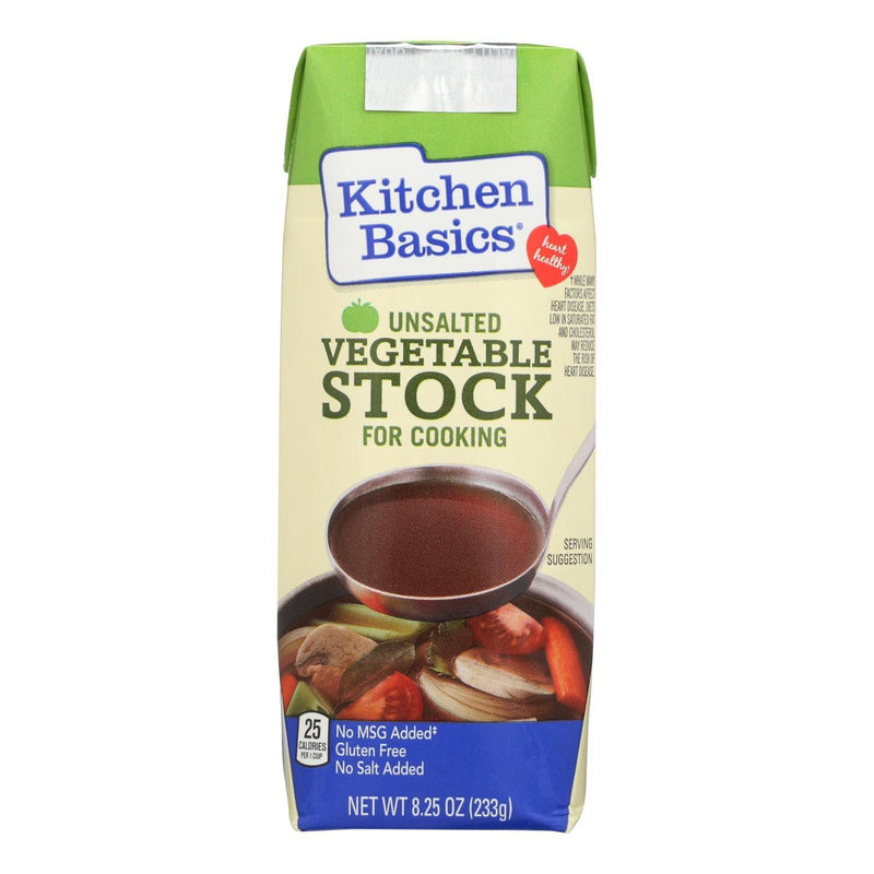 Kitchen Basics Vegetable Stock - Case Of 12 - 8.25 Fl Oz. - Orca Market